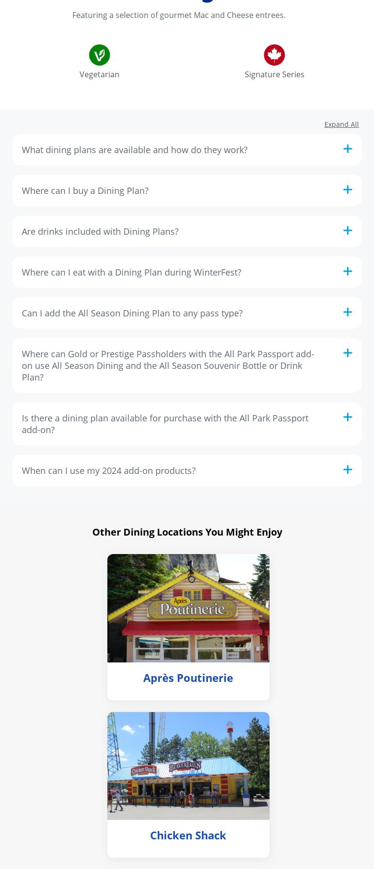 Alpen Poutinerie Menu