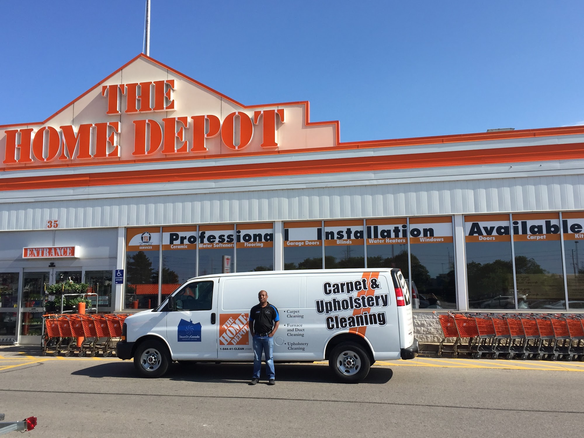 Home Depot Cleaning Services - Steam Dry Canada - Oshawa