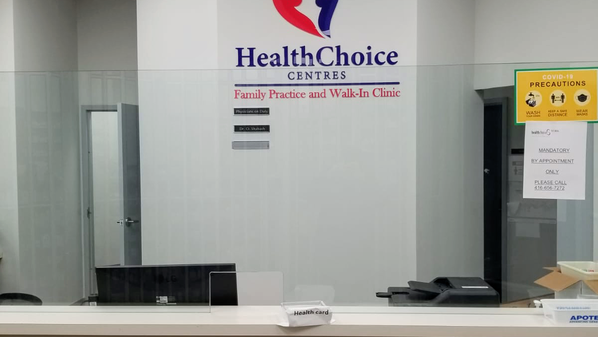 York HealthChoice Centre ( family practice & walk in clinic)