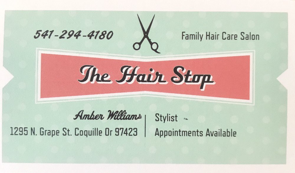 The Hair Stop 1295 N Grape St, Coquille Oregon 97423