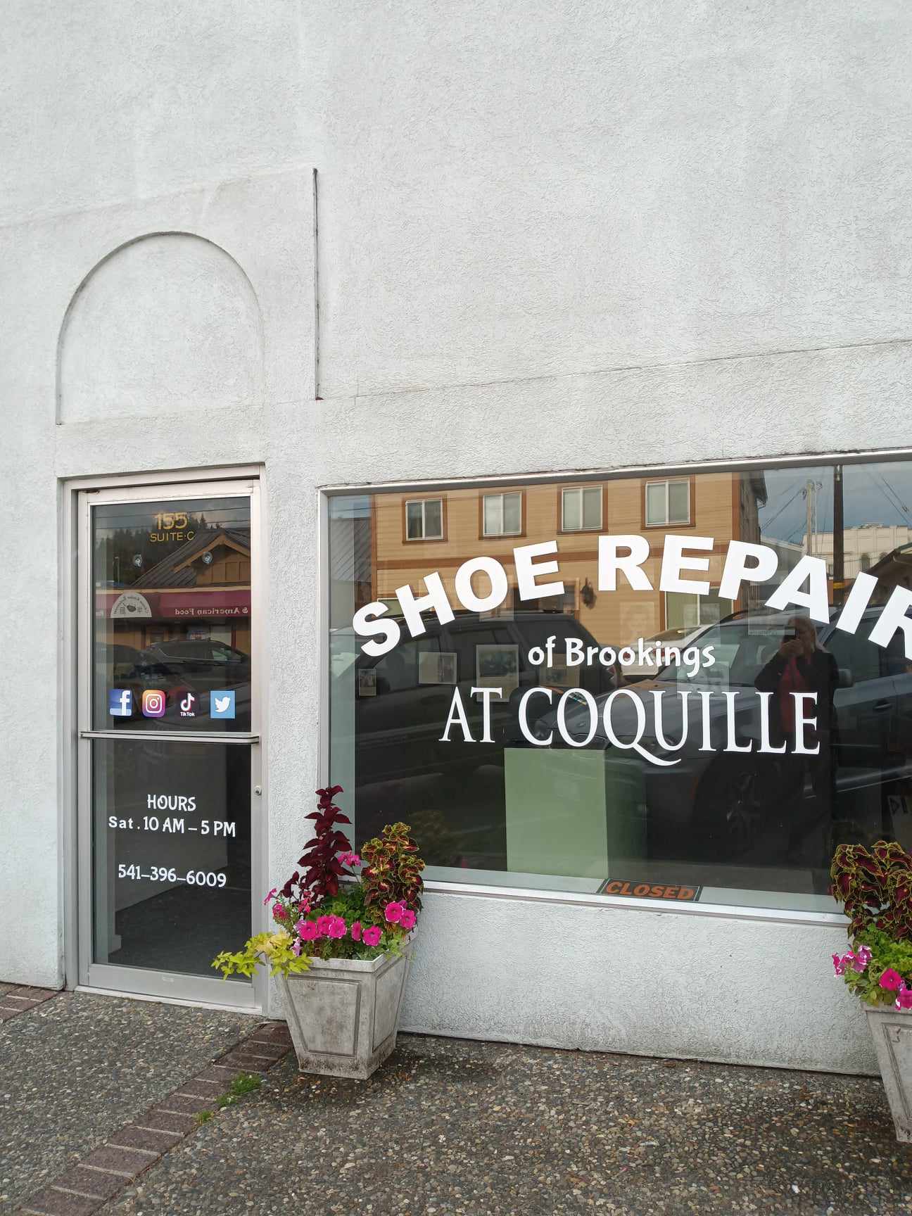Shoe Repair of Brookings at Coquille 155 N Adams St Suite C, Coquille Oregon 97423