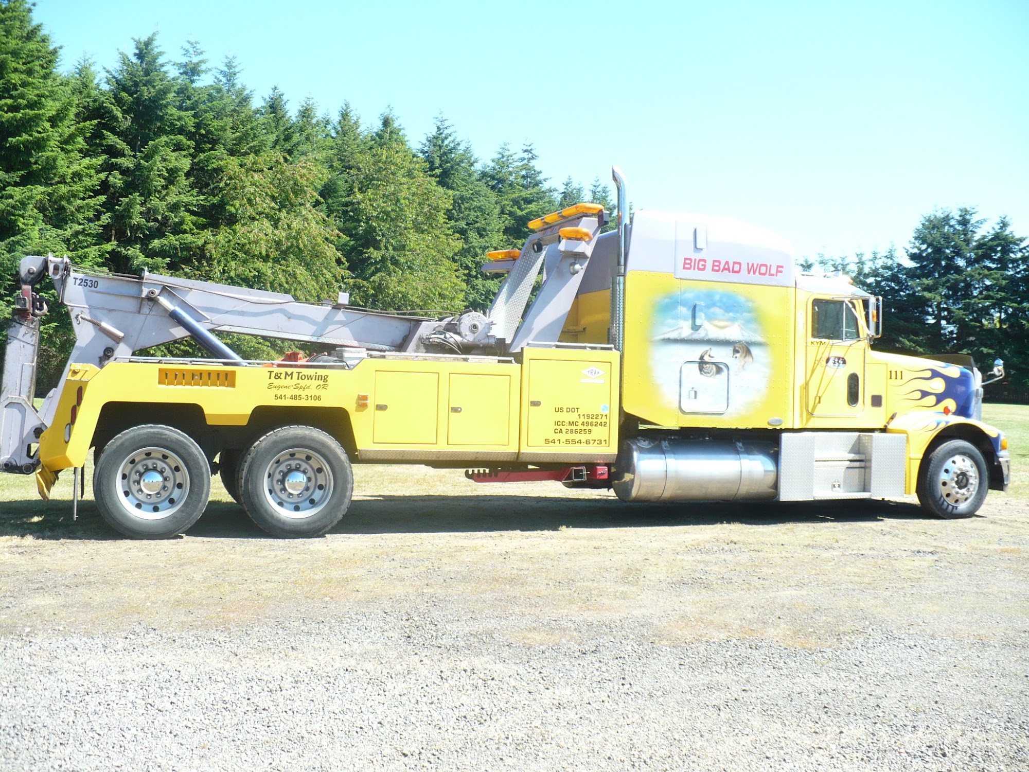 Crockett's Interstate Heavy Duty Towing, Semi TruckTowing