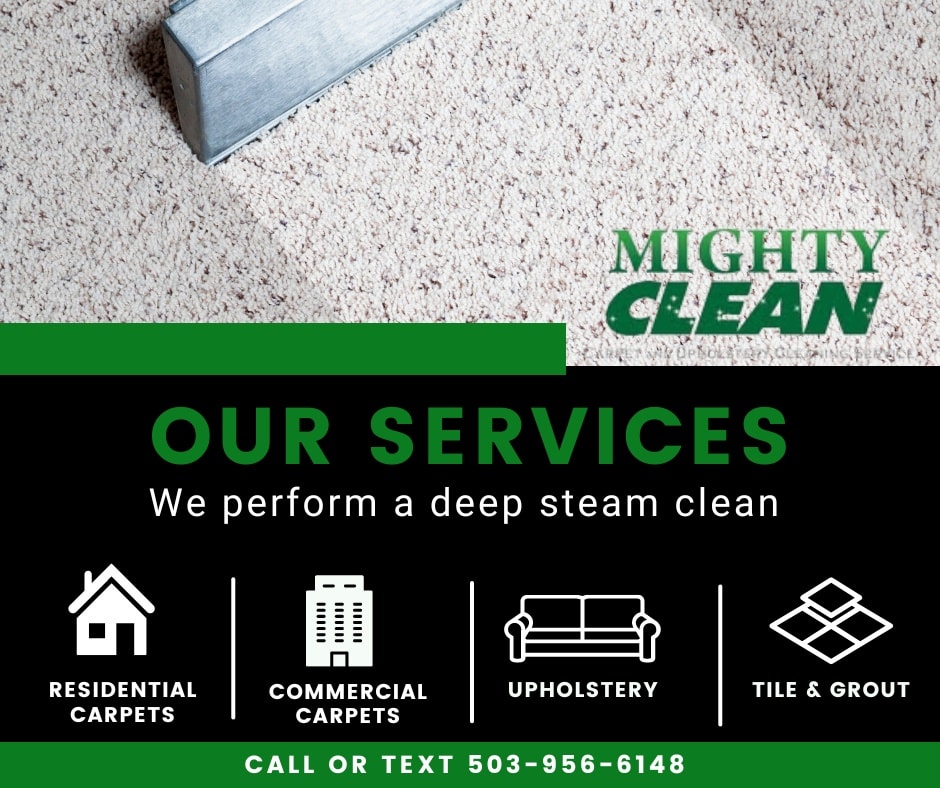 Mighty Clean carpet cleaning Gwinn Street E, Monmouth Oregon 97361