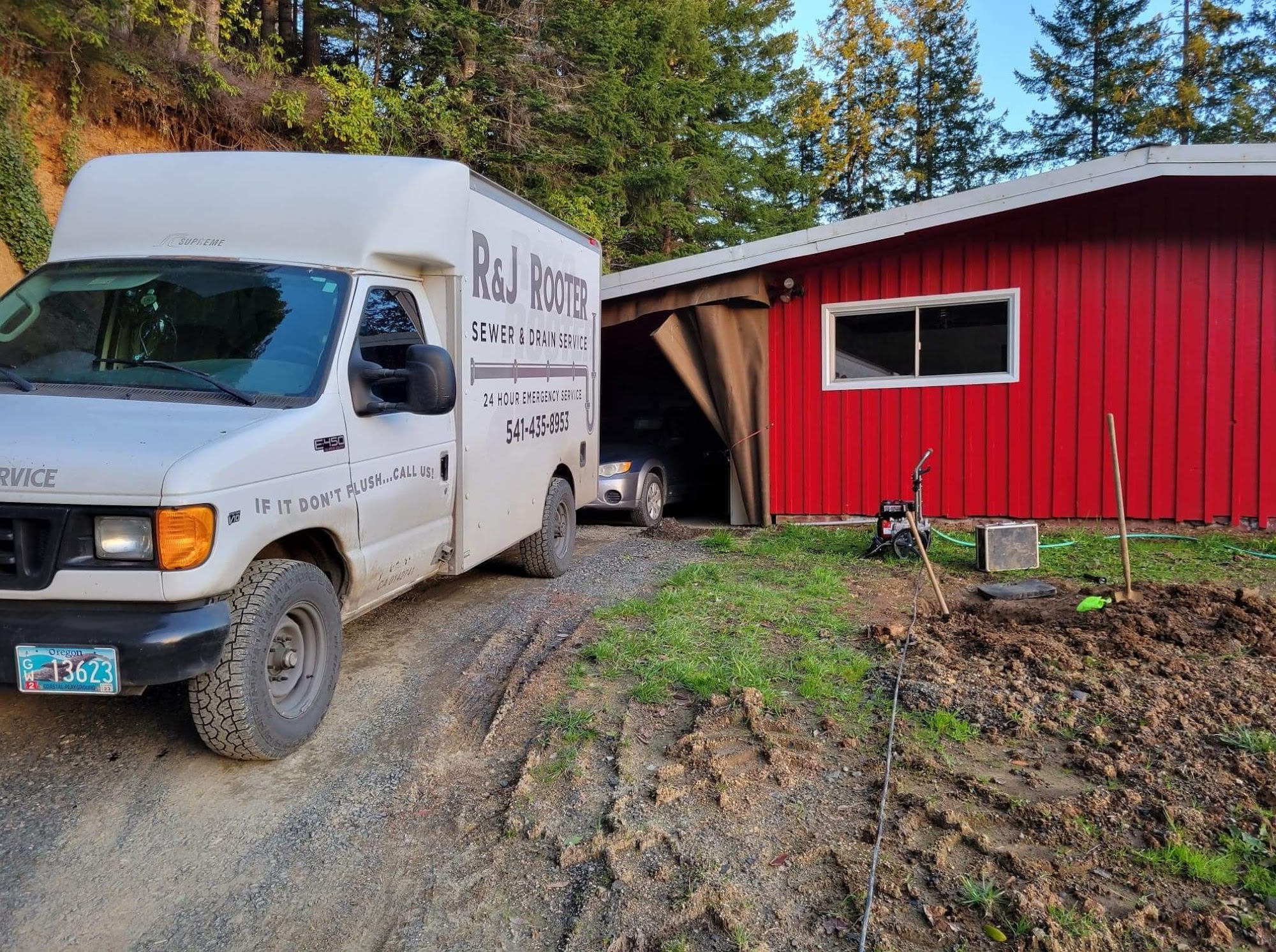 R&J Rooter- Sewer and Drain Service 1611 Virginia Ave Box 503, North Bend Oregon 97459