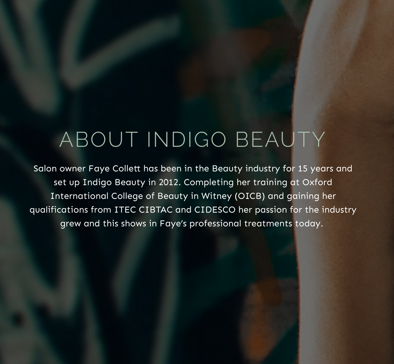 Indigo Beauty & Nail Artistry with Faye Collett - Beauty Salon