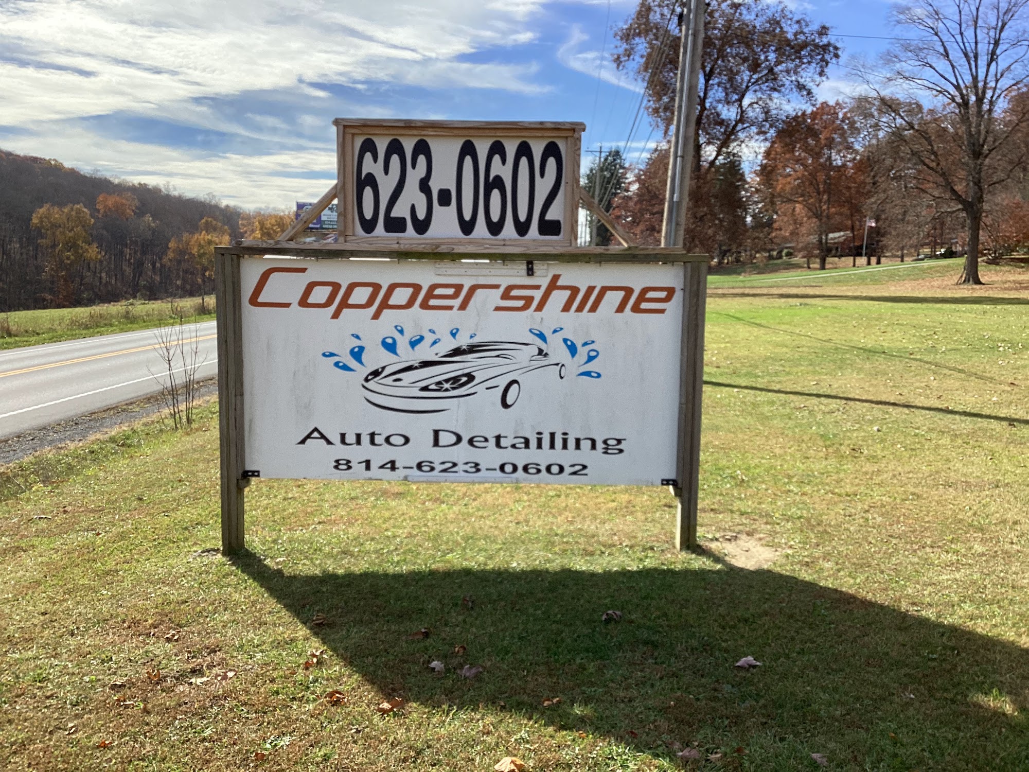 Coppershine Auto Detailing 8537 US-220, Bedford Pennsylvania 15522