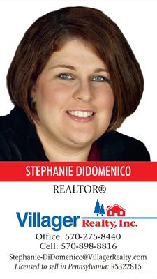 Stephanie DiDomenico, Associate Broker - Villager Realty Danville Villager Realty, 570 Mill St, Danville Pennsylvania 17821