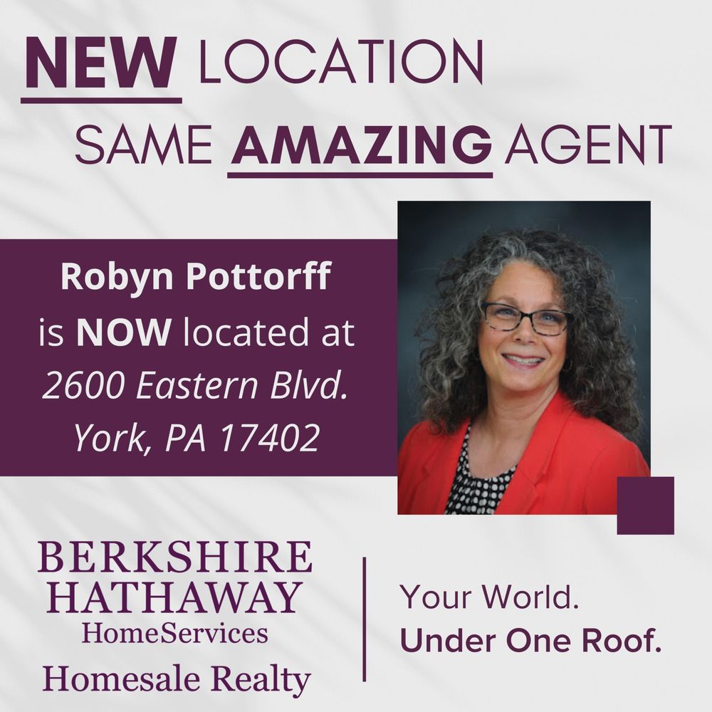Robyn Pottorff, Berkshire Hathaway HomeServices Homesale Realty 2525 Eastern Blvd, East York Pennsylvania 17402