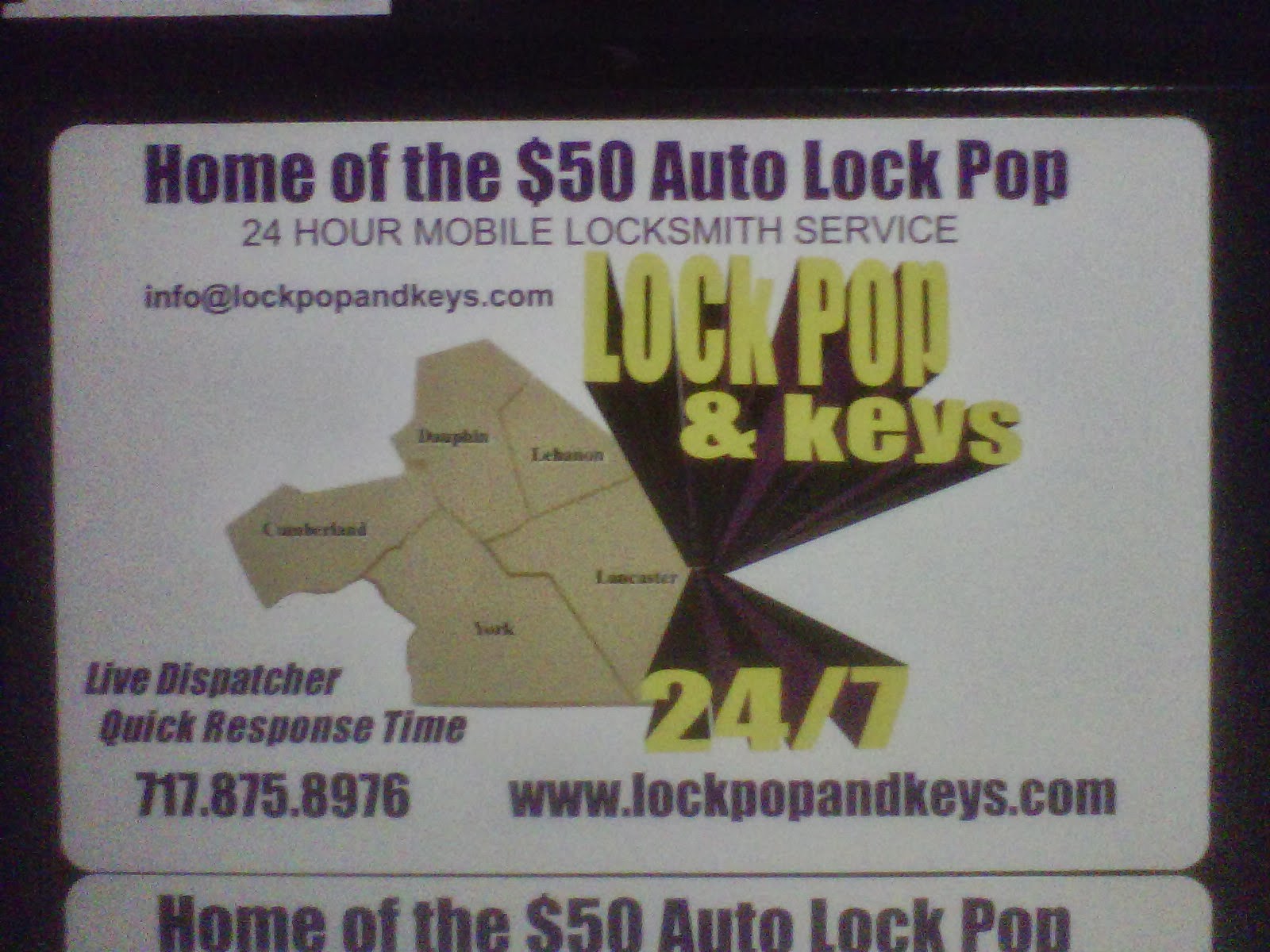Lock Pop & Keys 24/7 LLC of Harrisburg 101 N Enola Dr, Enola Pennsylvania 17025