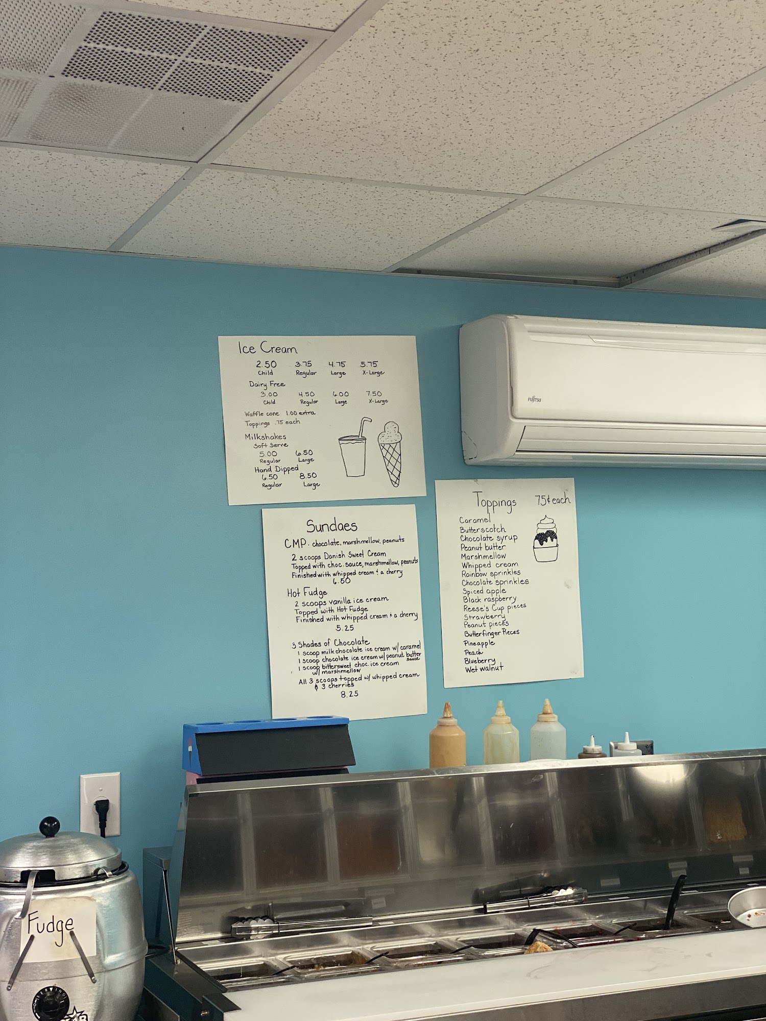 Cherry Blossom Creamery Menu