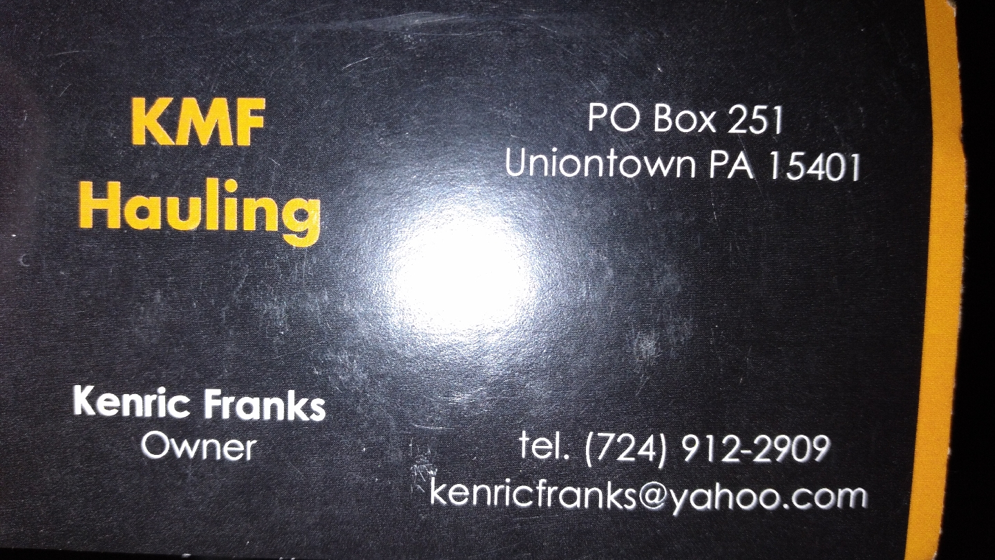 KMF Hauling and Contracting