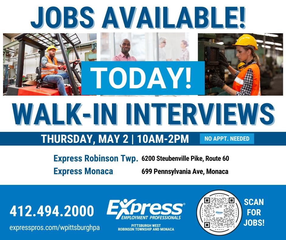 Express Employment Professionals 699 Pennsylvania Ave, Monaca Pennsylvania 15061