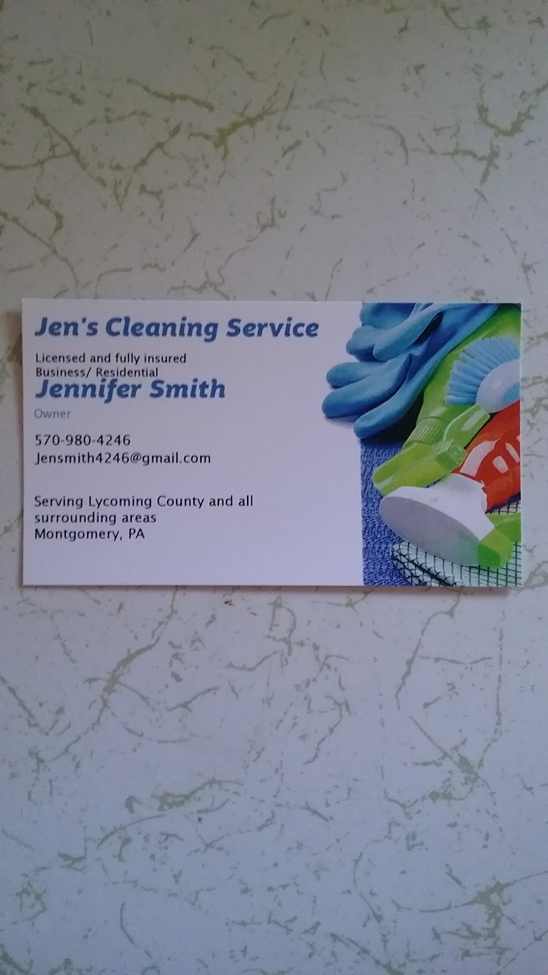 Jens Cleaning Service 564 Spring Creek Rd, Montgomery Pennsylvania 17752
