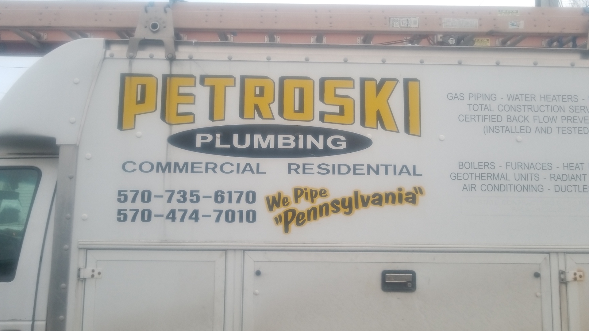 Petroski Plumbing 337 S Walnut St, Nanticoke Pennsylvania 18634