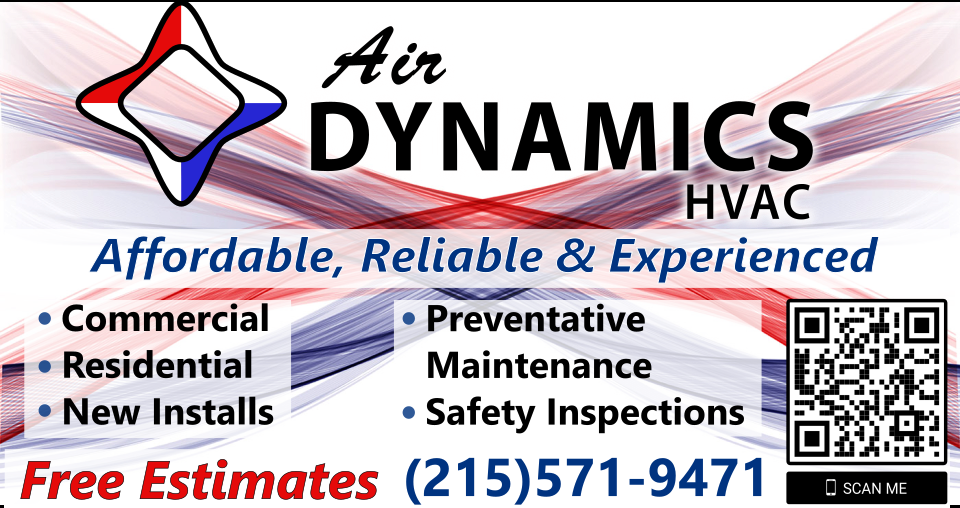 Air Dynamics HVAC, LLC 3901 Nebraska St Suite A, Newportville Pennsylvania 19056