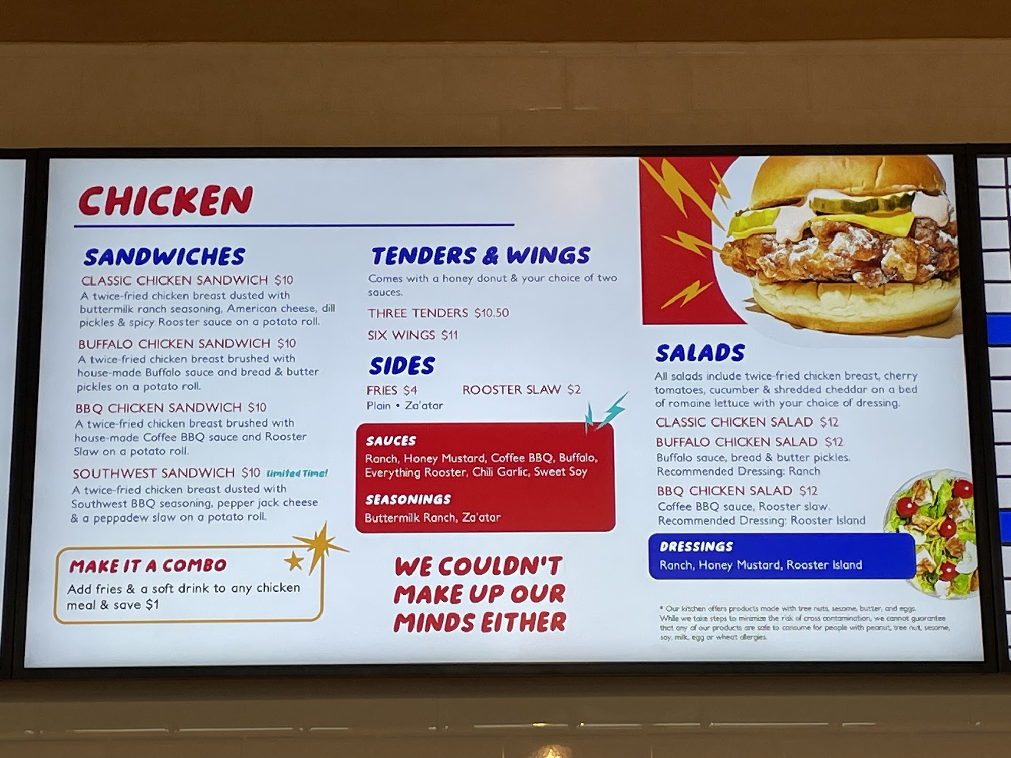 Federal Donuts & Chicken Wolf Street Menu