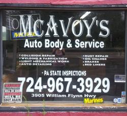 Mc Avoy's Auto Body & Service, LLC