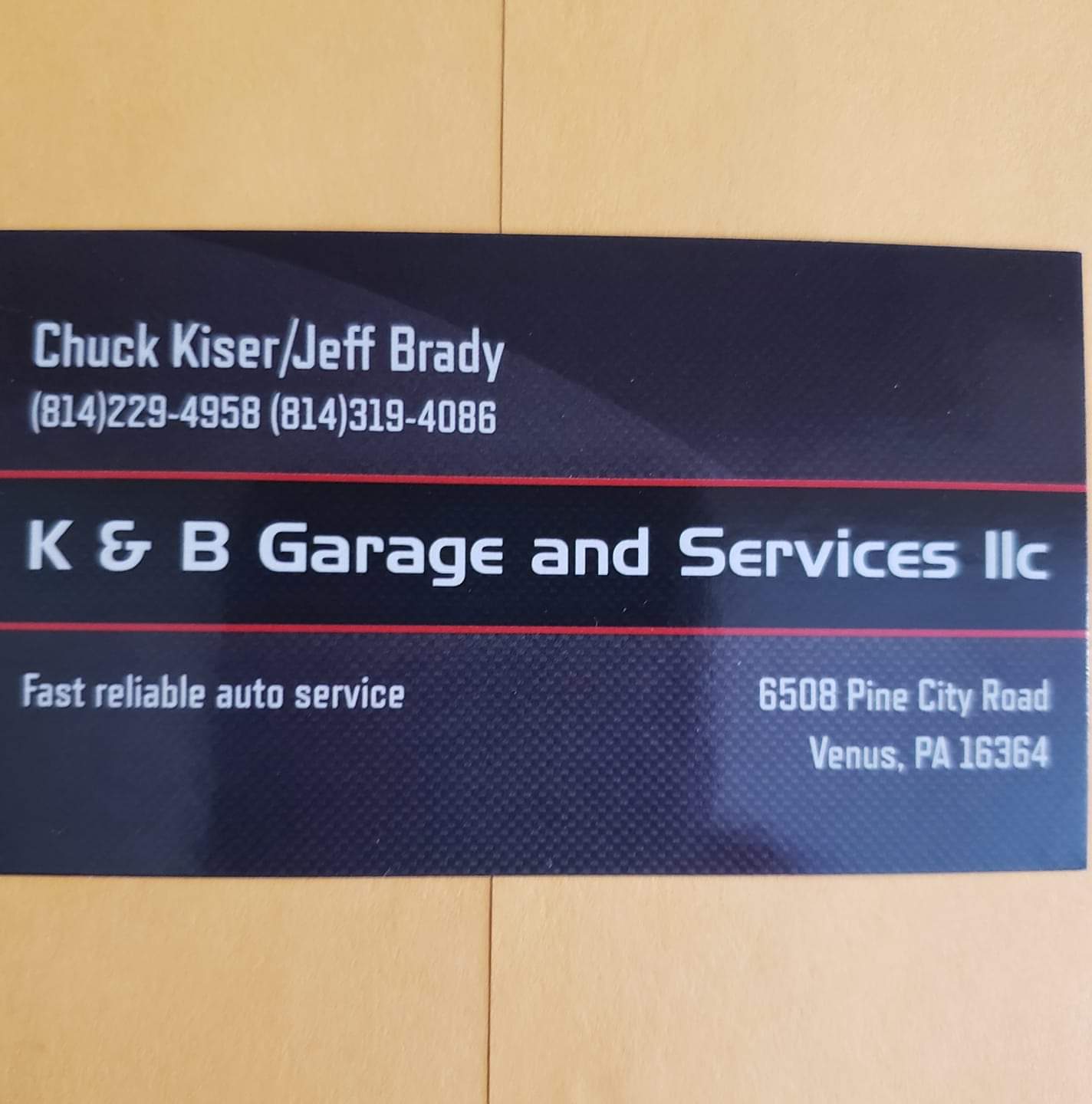 K and B Garage and Services LLC