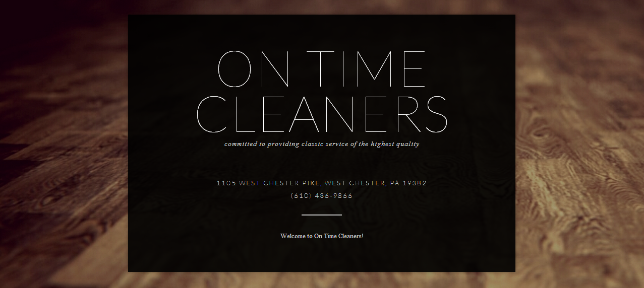 On Time Cleaners