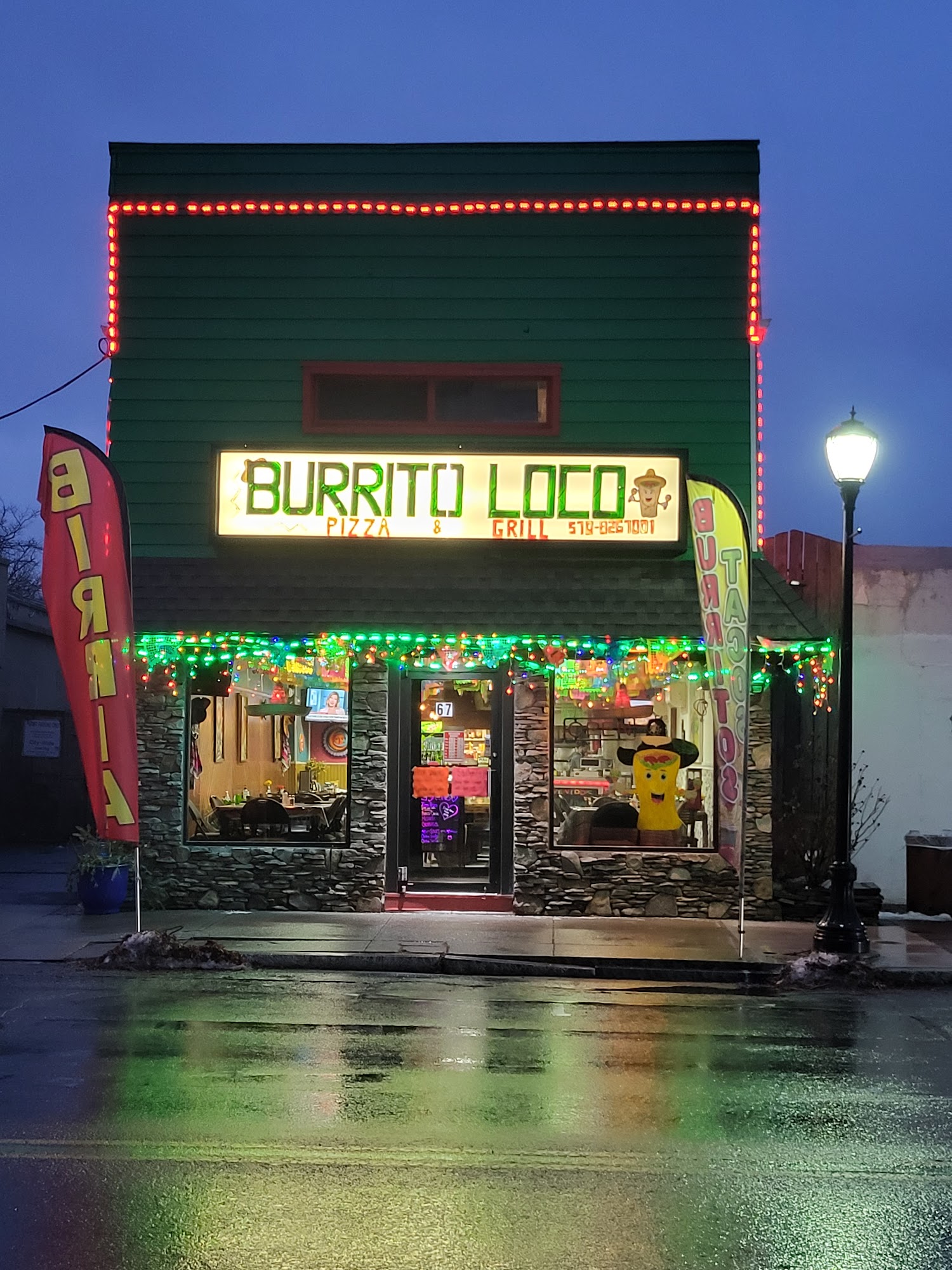 Burrito loco WB pizza and grill