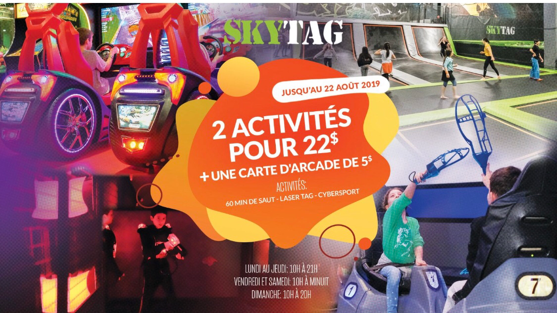 Skytag Montreal - Laser Tag, Trampoline, Arcades