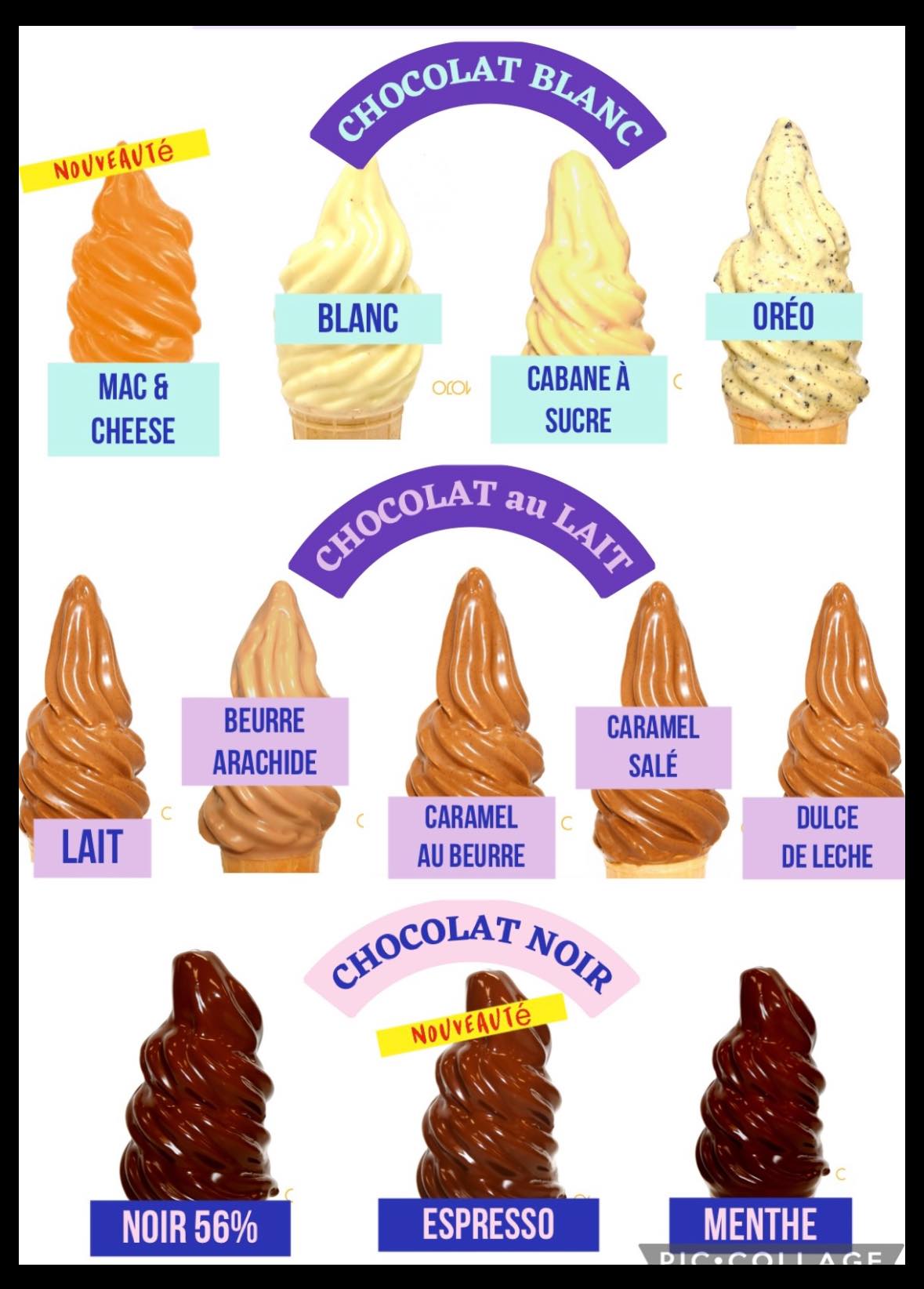 Marquise Crème Glacée (La) Menu