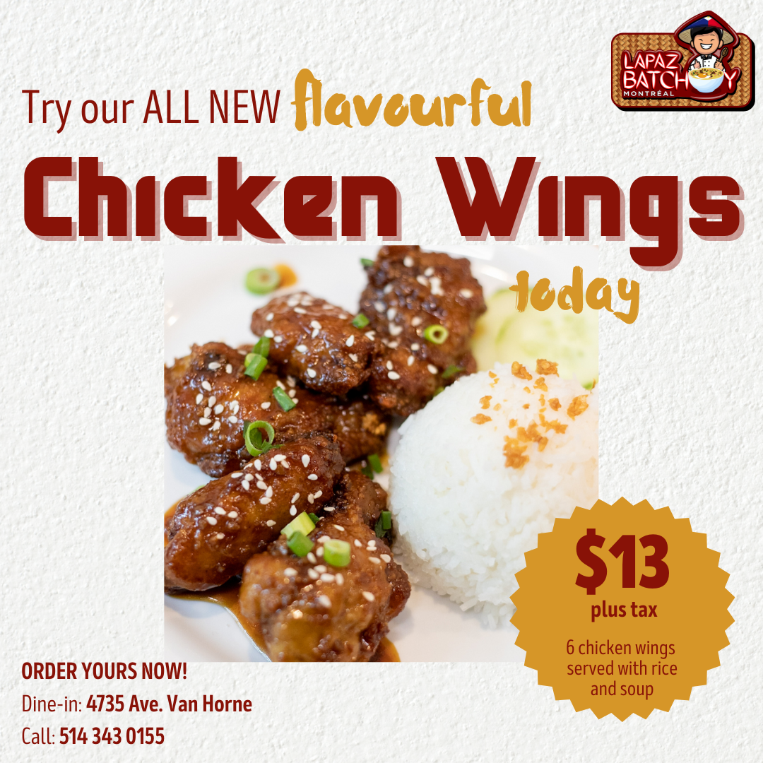 La Paz Batchoy MTL Menu