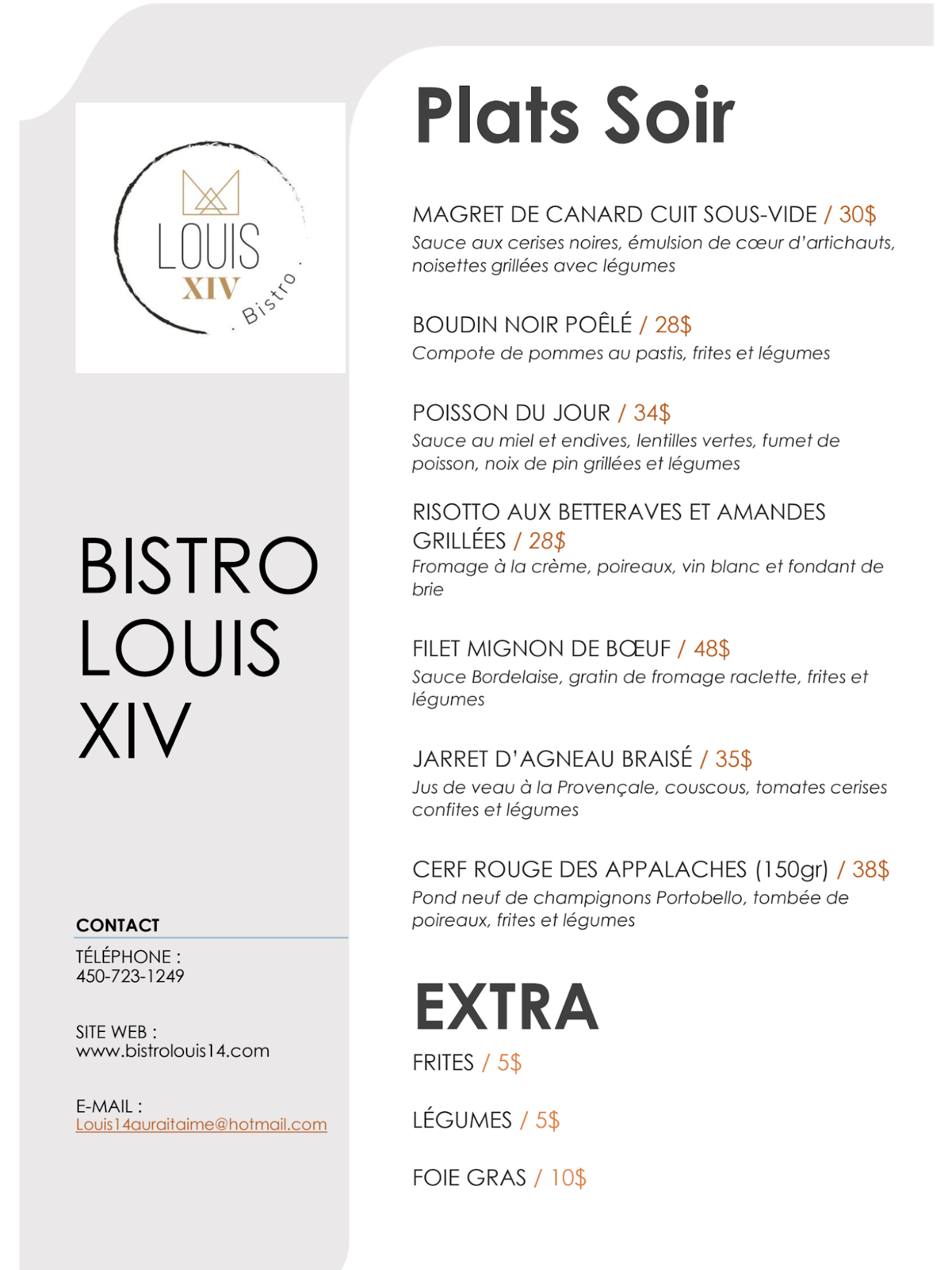 Bistro Louis XIV