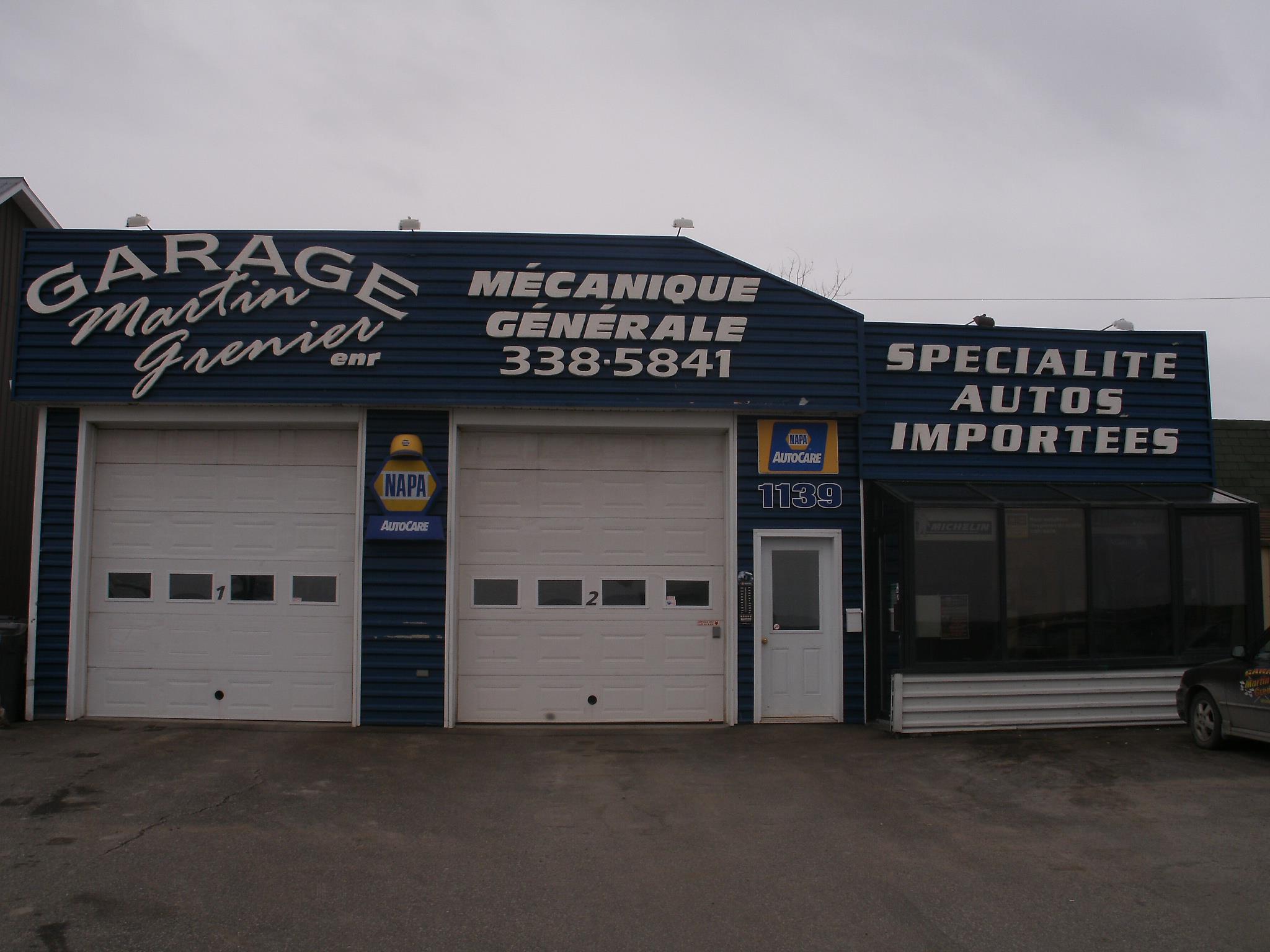 Garage Martin Grenier Enr 1139 Bd Frontenac O, Thetford Mines Quebec G6G 6K8