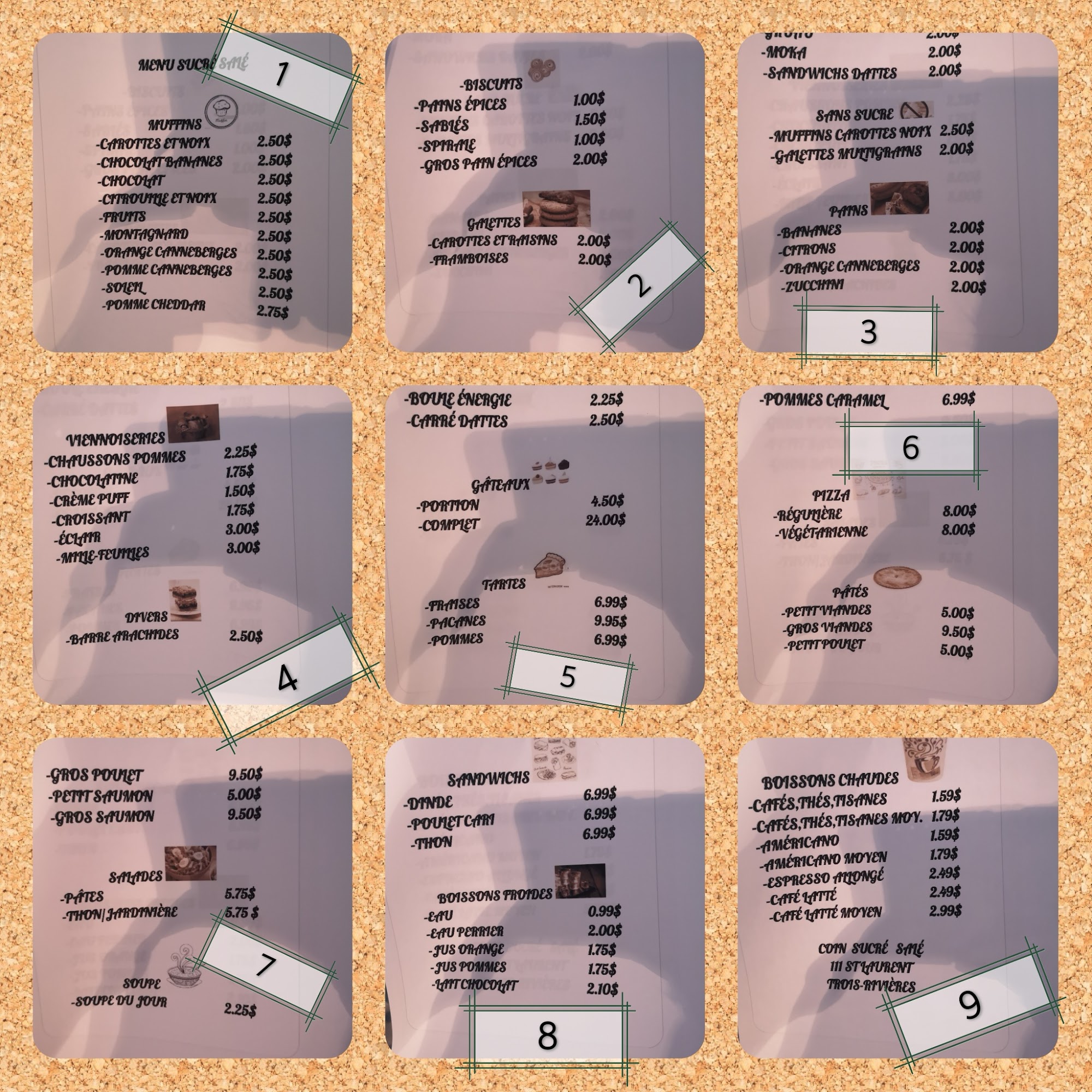 Patisseries Genoises Inc Menu