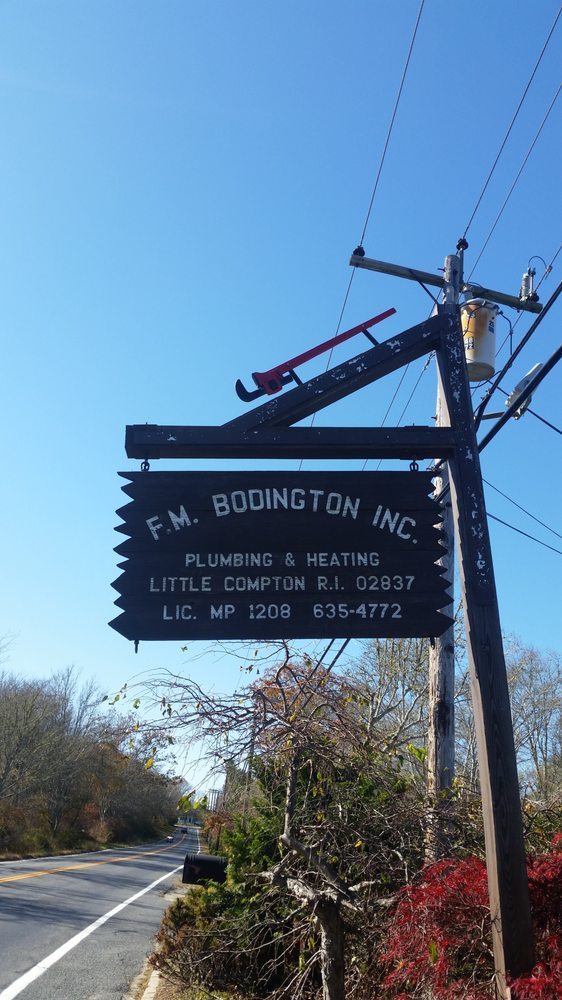 F M Bodington Plumbing & Heating 49 Meetinghouse Ln, Little Compton Rhode Island 02837