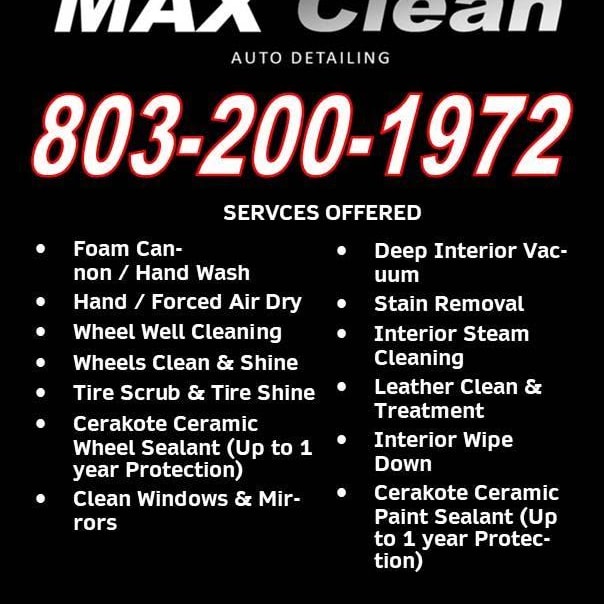 MAX Clean (Mobile) Auto Detailing
