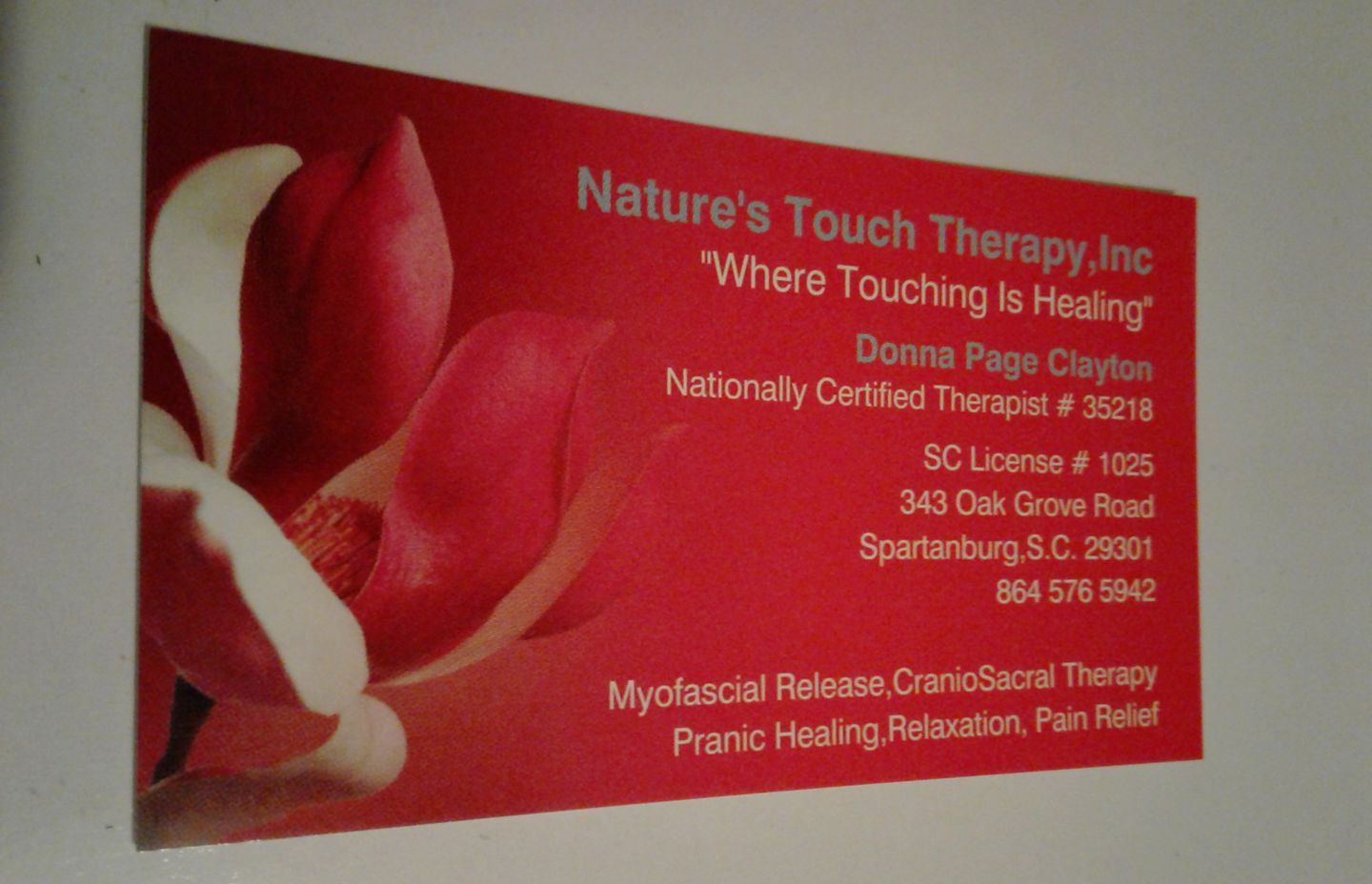 Nature's Touch Massage Therapy