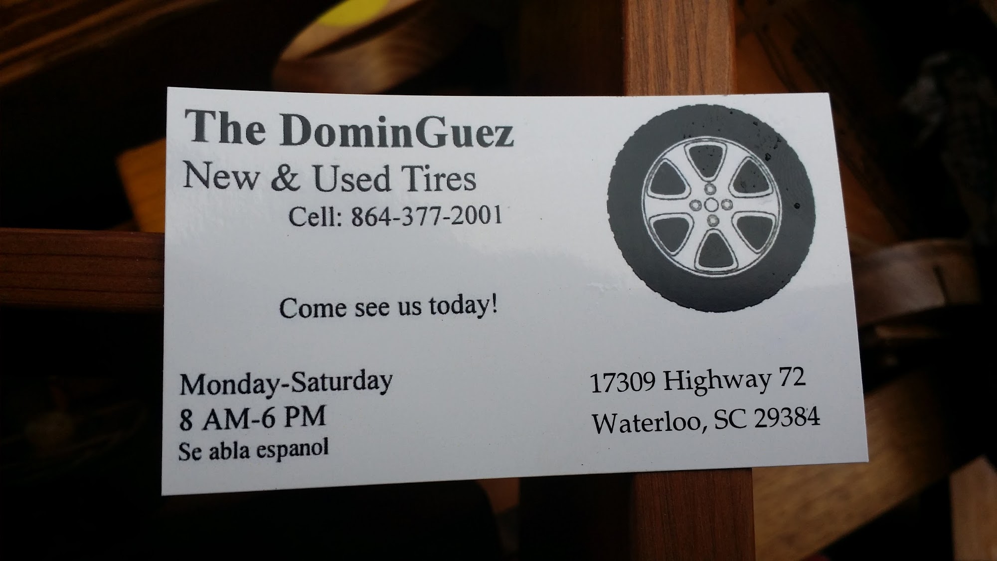 The DominGuez New And Used Tires