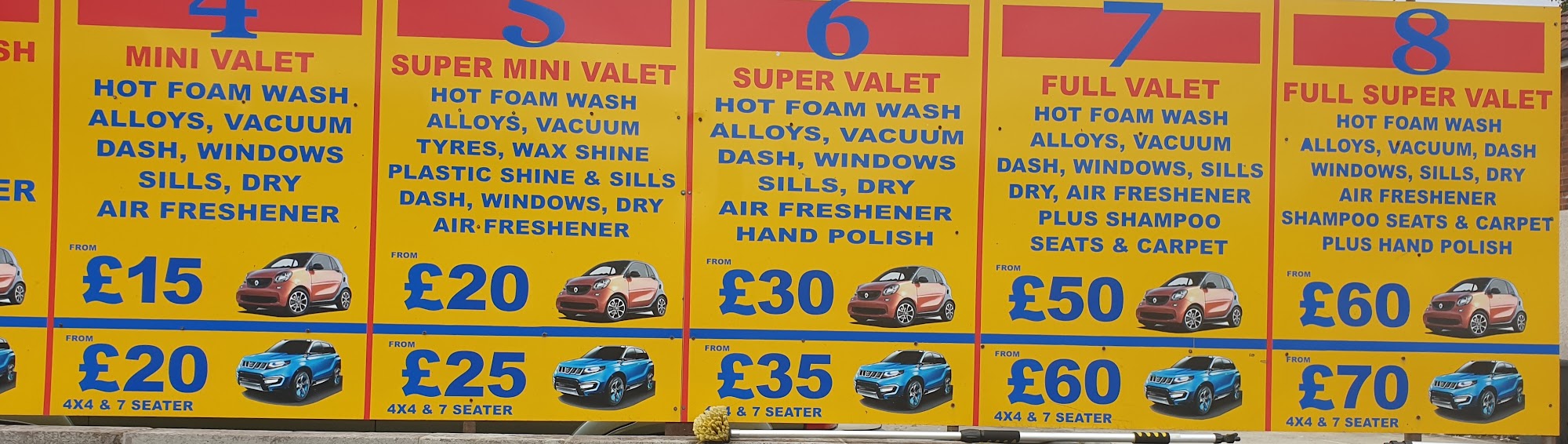 Blackburn car wash valeting