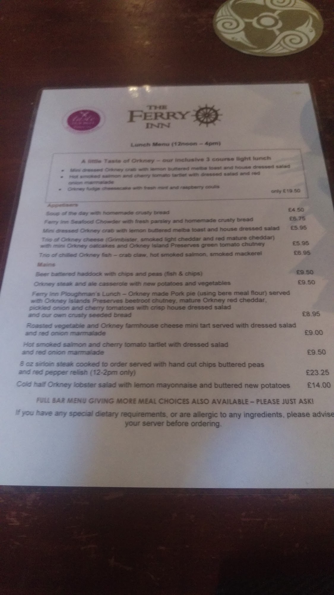 Ferry Inn Stromness