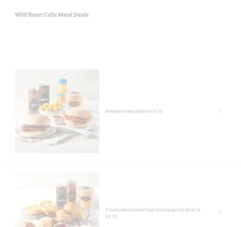 Wild Bean Cafe Menu