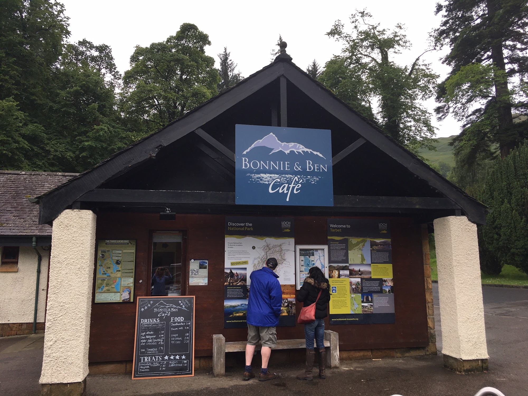 Bonnie and Ben takeaway cafe Tarbet Pier, Tarbet, Arrochar