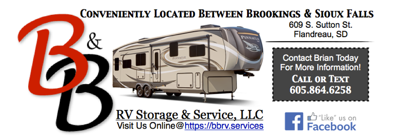B&B RV Storage & Service 609 Sutton St, Flandreau South Dakota 57028
