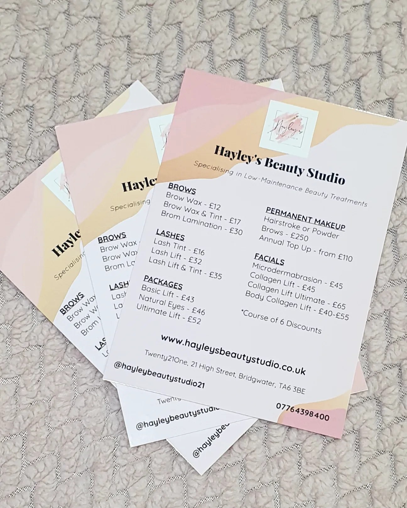 Hayley's Beauty Studio & Training Academy Bridgwater