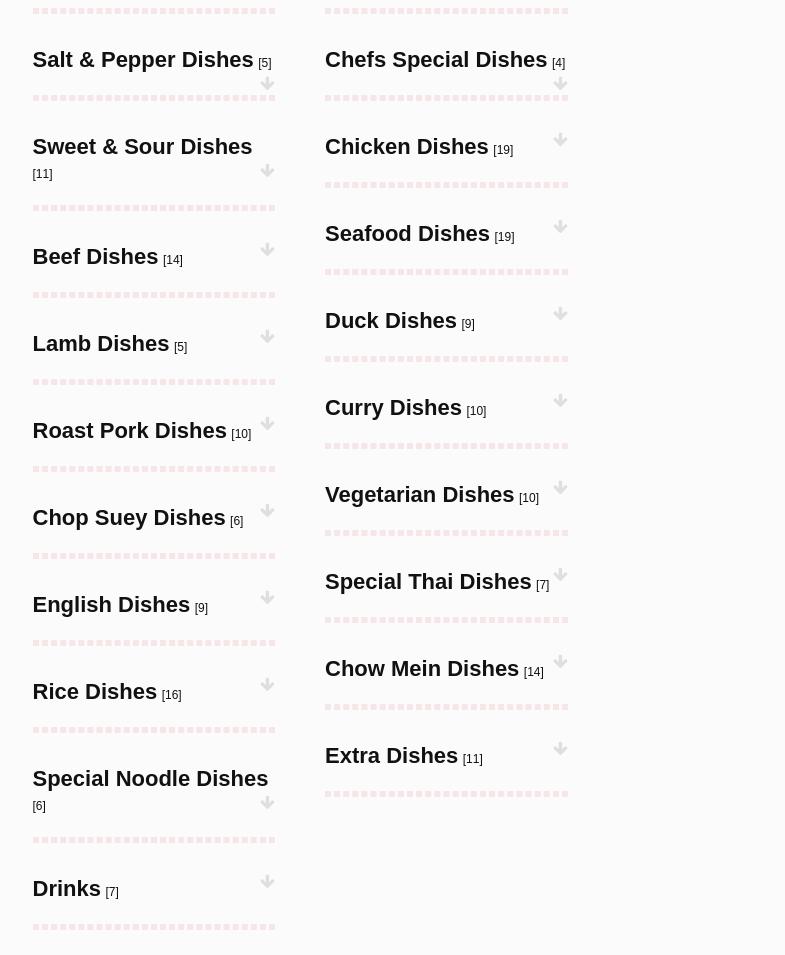 Fortune Inn Chinese Menu