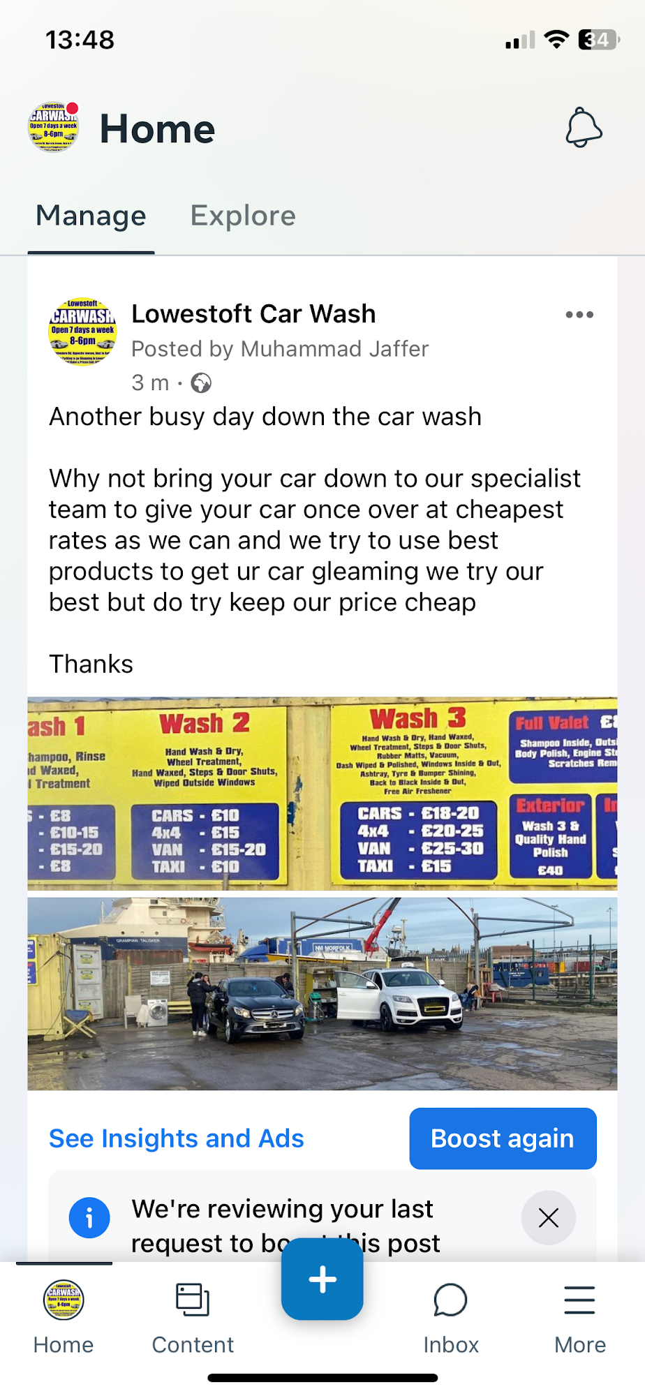 Lowestoft Car Wash