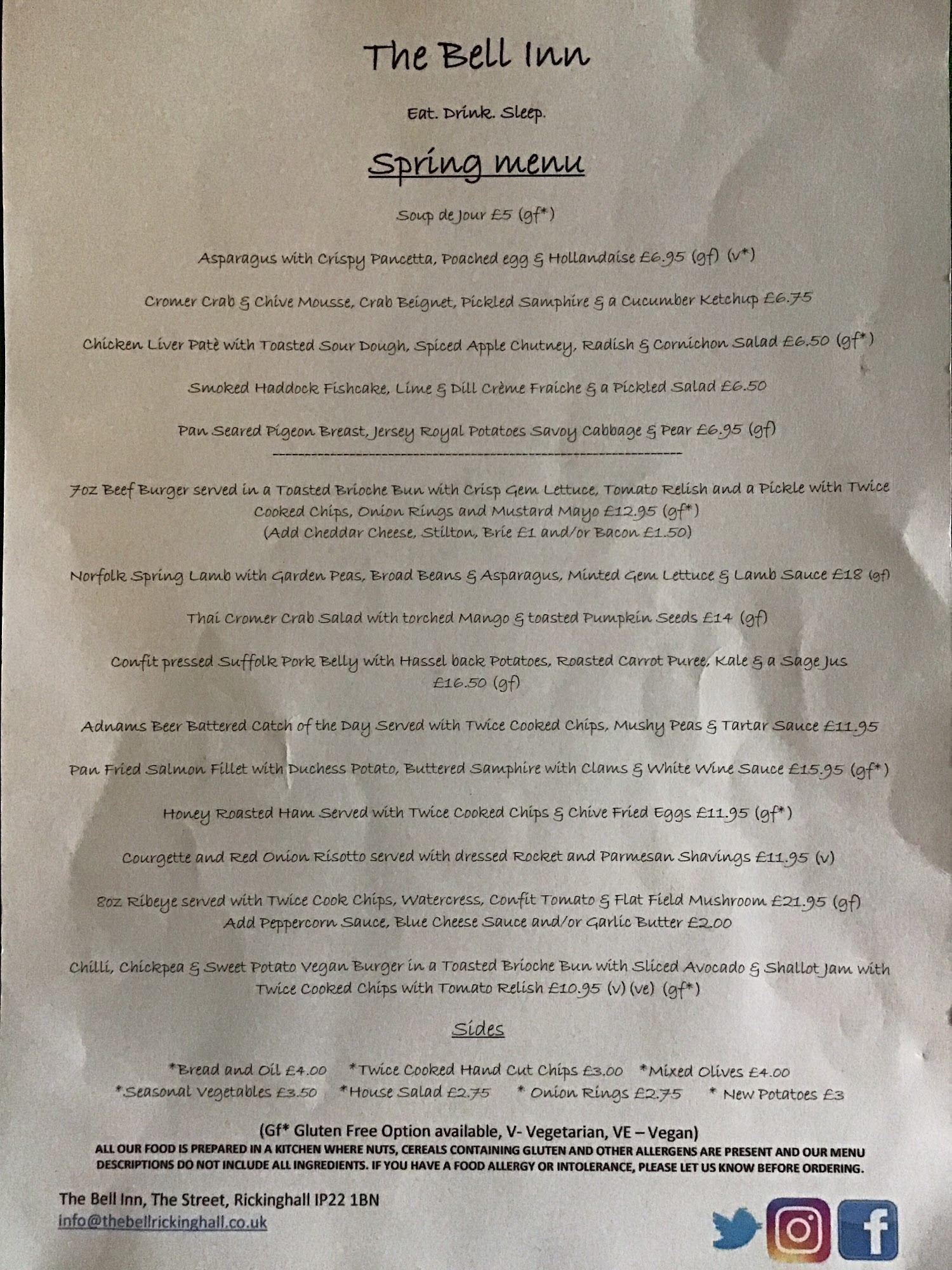 The Bell Inn, Rickinghall