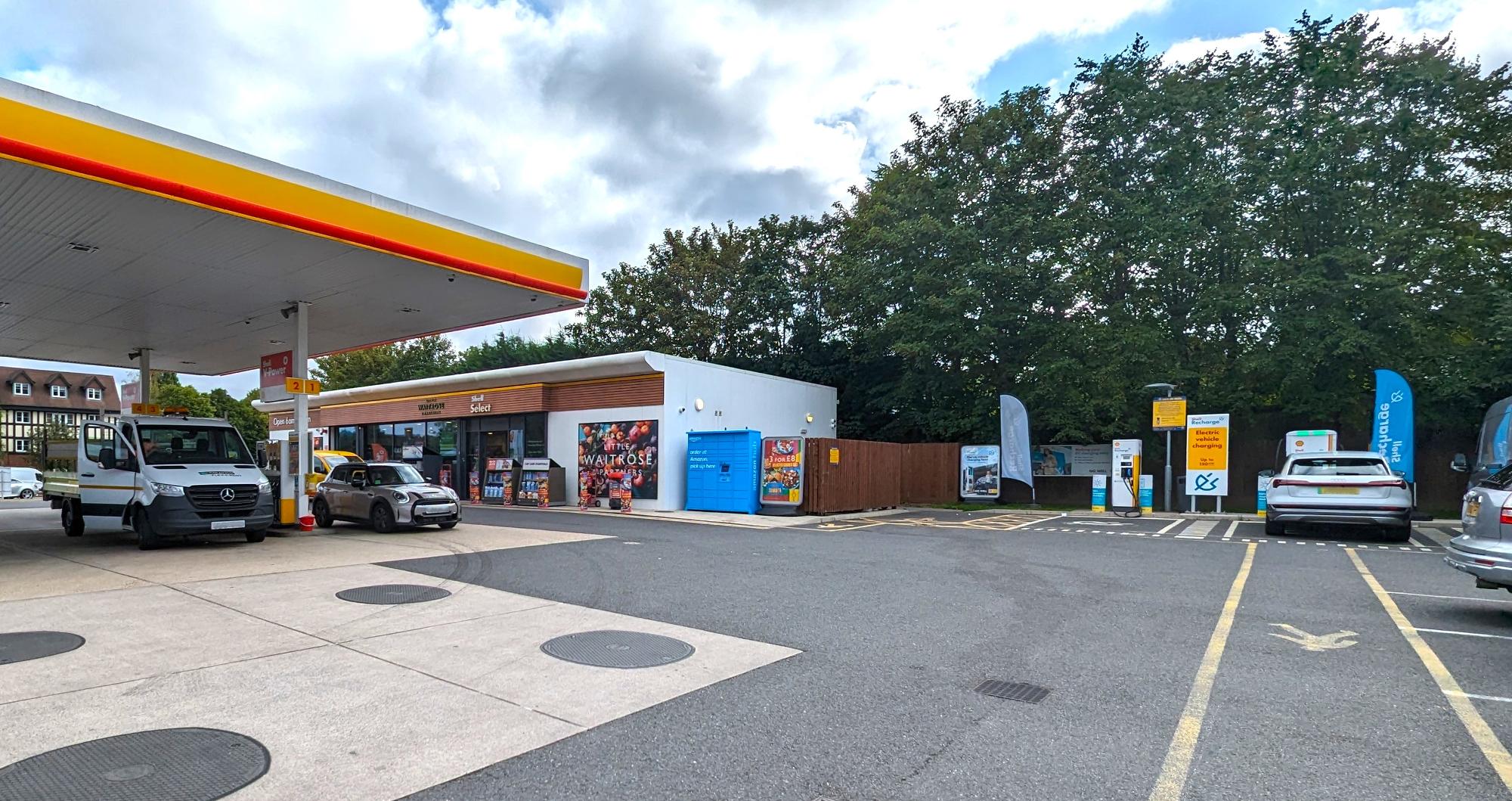 Shell Recharge Charging Station Esher