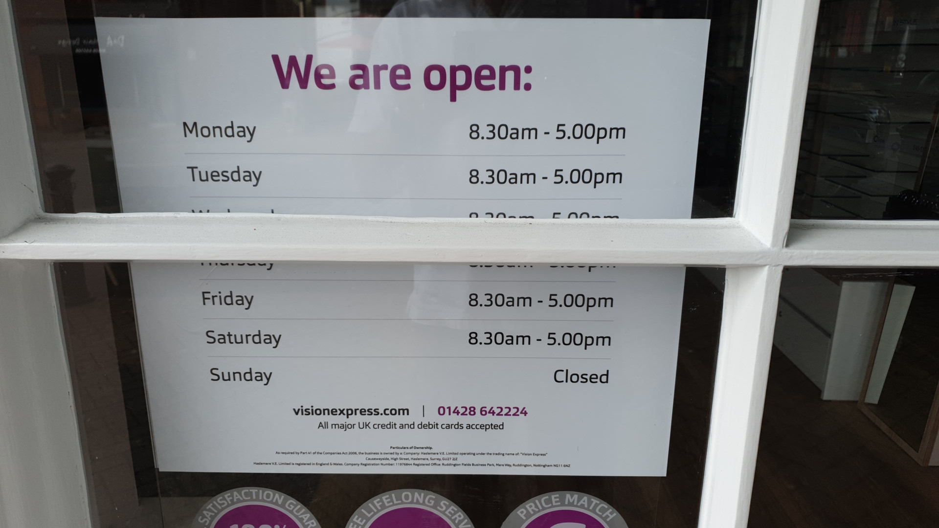 Vision Express Opticians - Haslemere