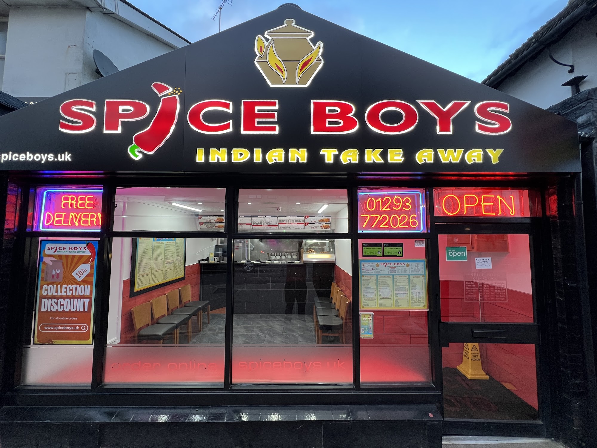 Spice Boys Indian Takeaway 34 Victoria Rd, Horley