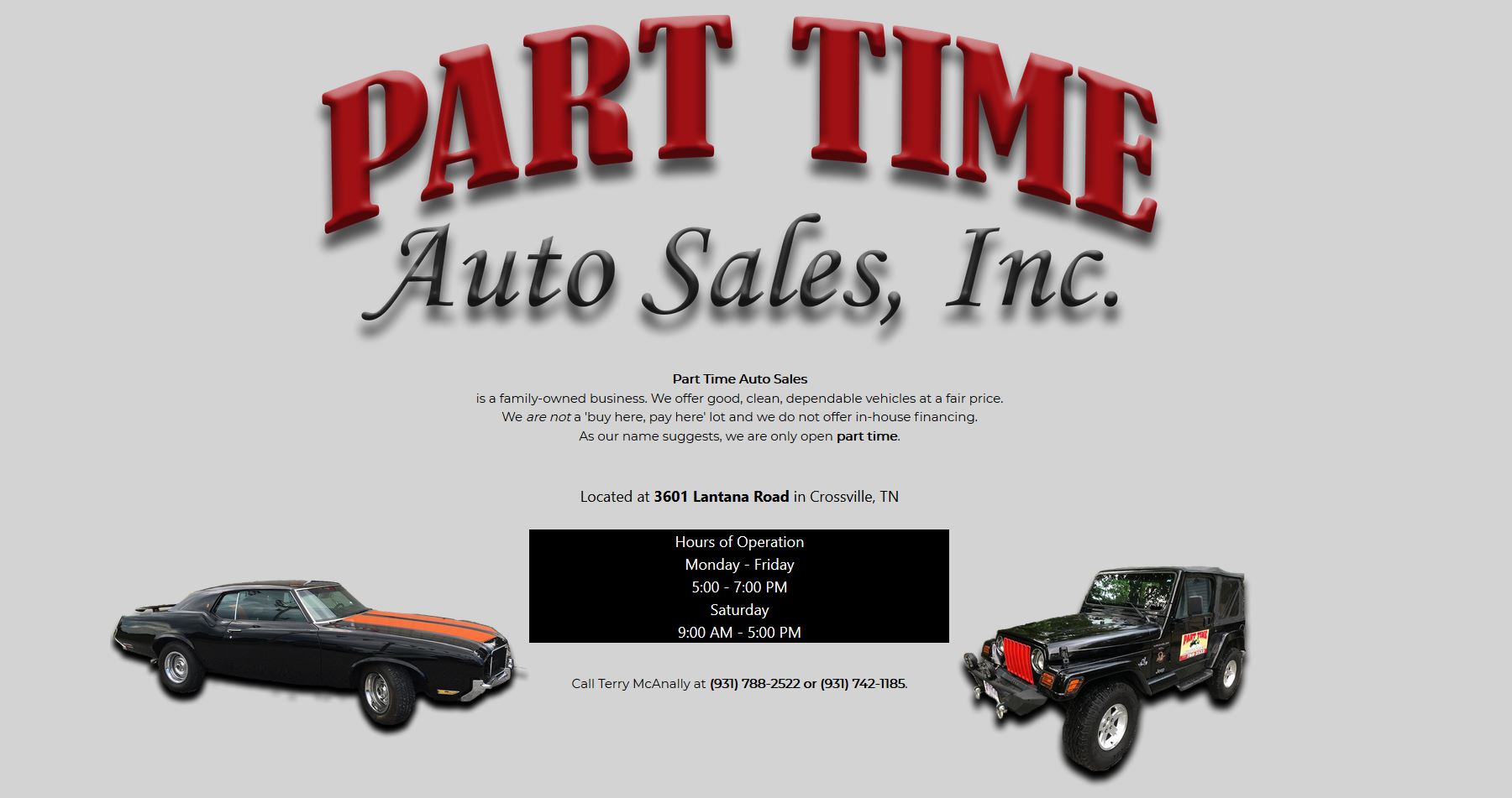 Part Time Auto Sales