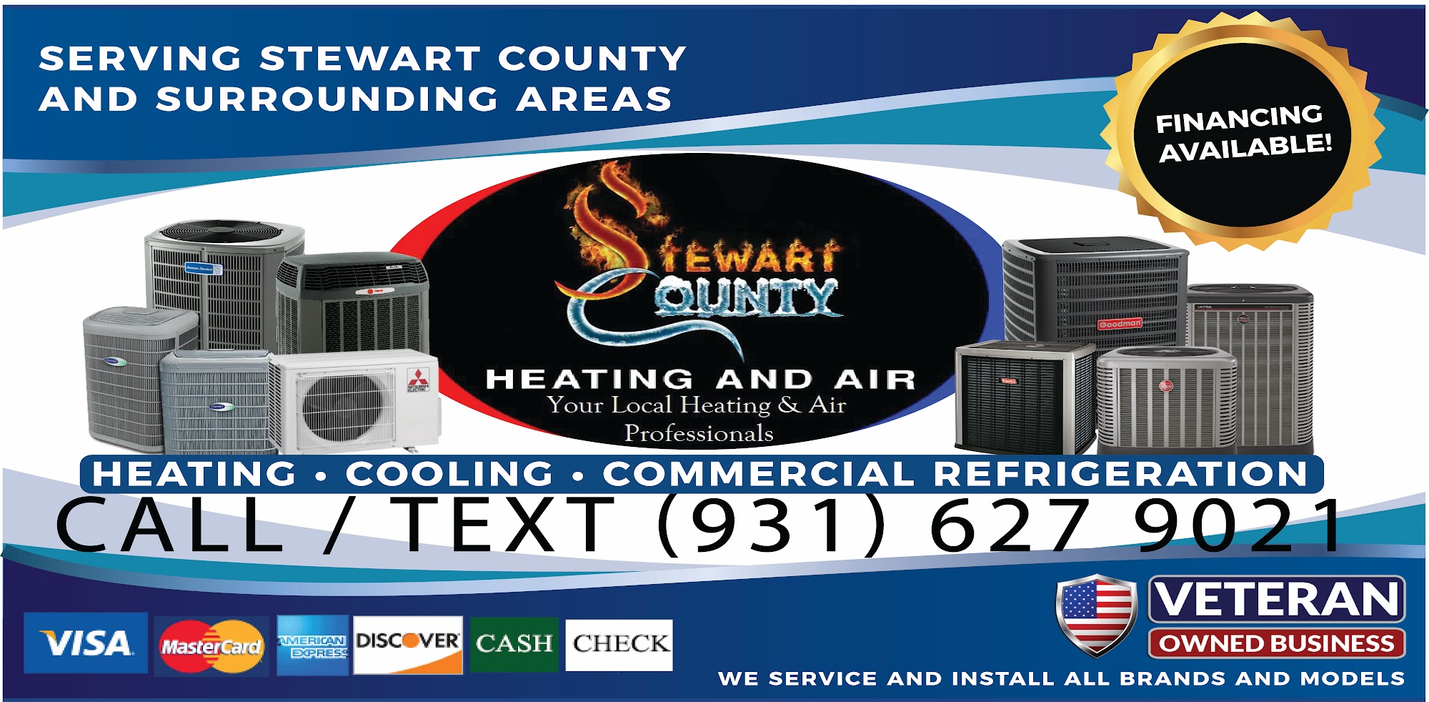 Stewart County Heating and Air 120 Herndon Rd, Dover Tennessee 37058
