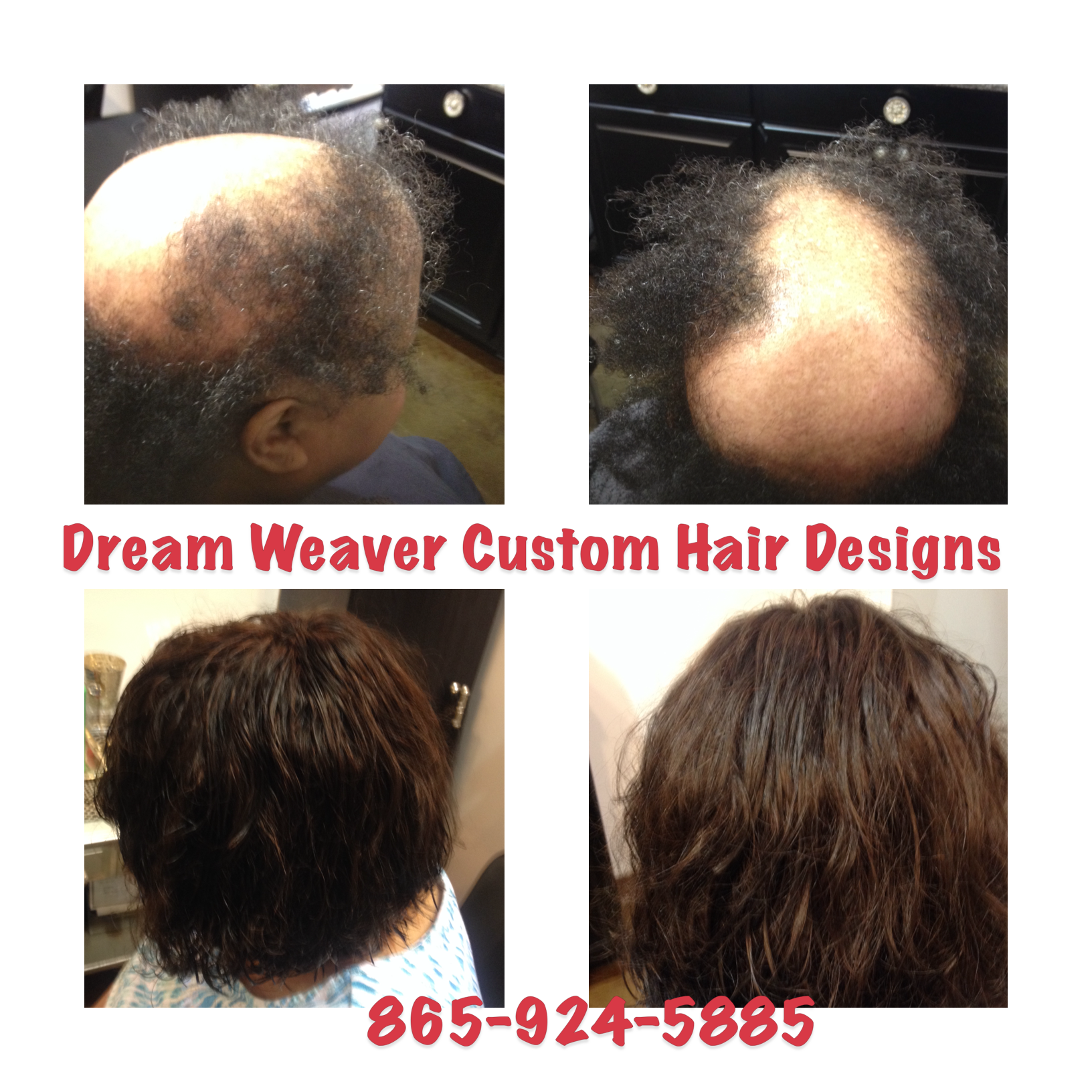 Dream Weaver Custom Hair Designs 10843 Kingston Pike suite 6, Farragut Tennessee 37934