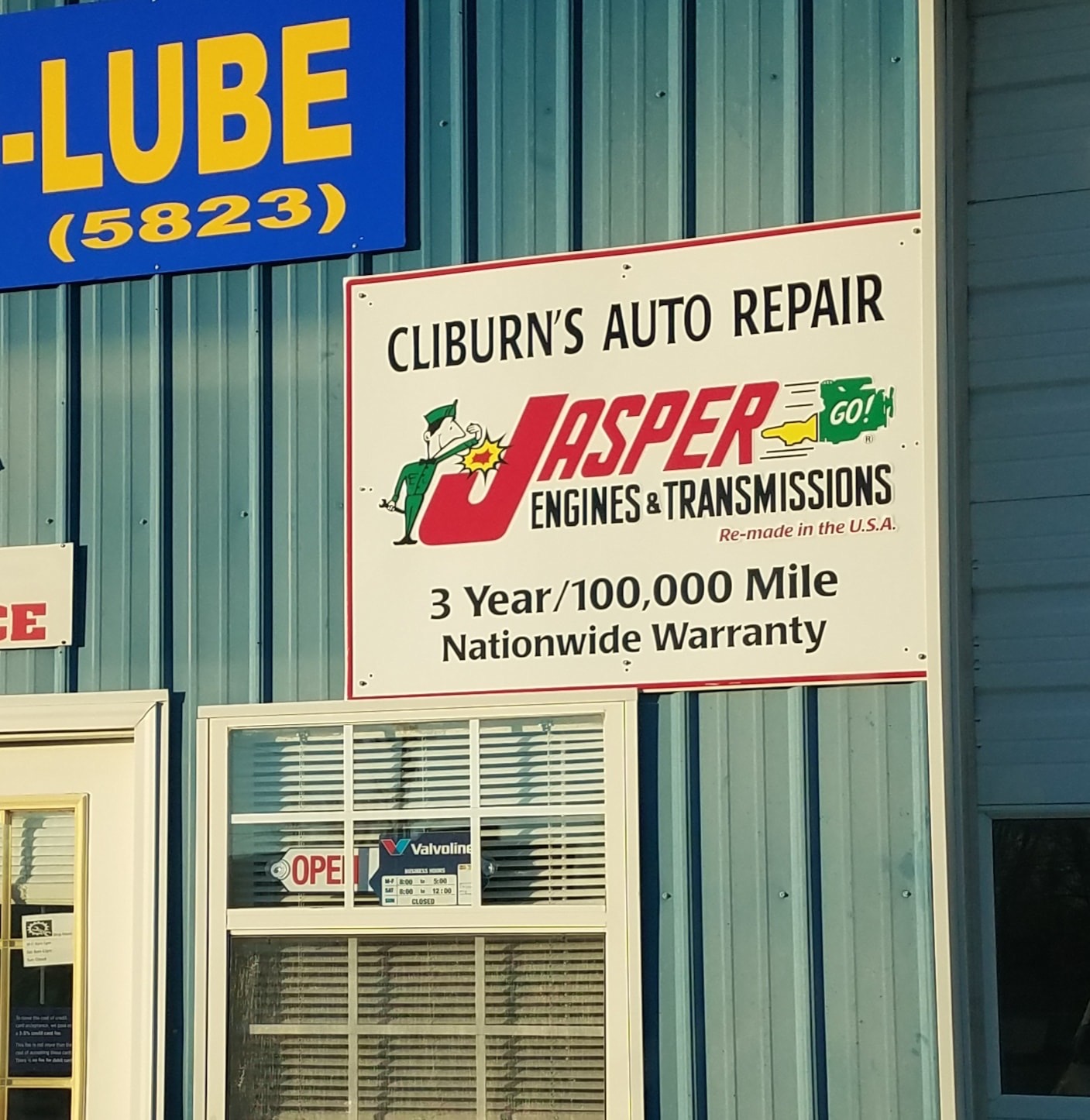 Cliburn's Auto Repair and Pit Crew Express Lube 203 Hwy 52 E, Lafayette Tennessee 37083